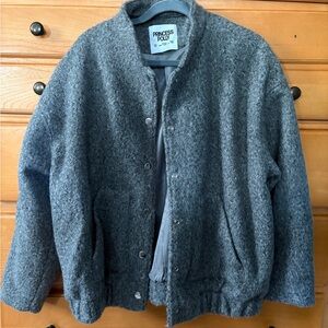 Princess Polly Charcoal Bomber Jacket